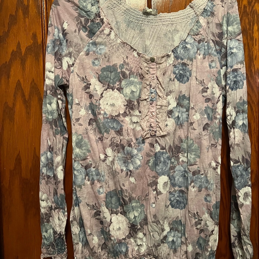 Street One Flowered Blouse